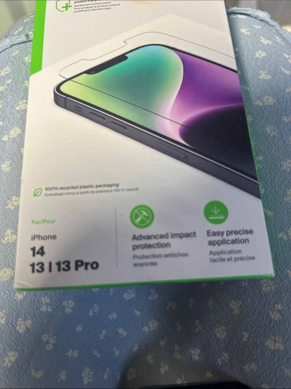 Belkin IPhone 14 13 13 pro  screen force tempered glass HG112